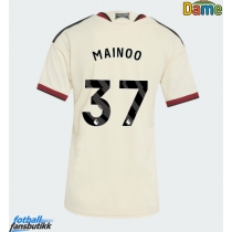 Manchester United Kobbie Mainoo #37 Tredjedrakt Dame 2026-27 Kortermet